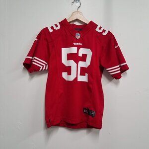 San Francisco 49ers Patrick Willis Jersey #52 Youth Medium Nike On Field Red NFL